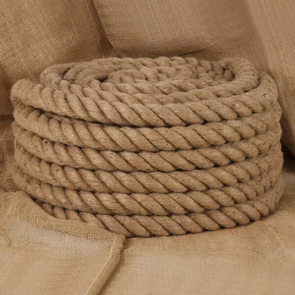 vidaXL Jute Rope 32.8 ' Long 2.36 " Thick