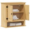 vidaXL Bathroom Wall Cabinet Honey wax finish