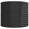 vidaXL Garden Raised Bed Anthracite Powder-coated steel Large Durable
