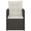 vidaXL Outdoor Lounge Set Black