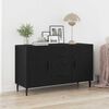 vidaXL Sideboard Black oak 100 x 36 x 60 cm Engineered wood