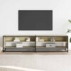 vidaXL TV Cabinet Sonoma oak Engineered wood, metal Large TV Cabinet