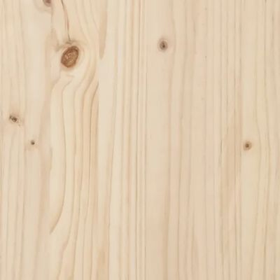 vidaXL Side Tables 2 pcs 19.7"x19.7"x19.3" Solid Wood Pine