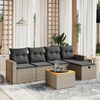 vidaXL Garden Sofa Set Grey, Dark Grey