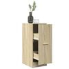 vidaXL Apothecary Cabinet Sonoma oak Engineered wood Compact
