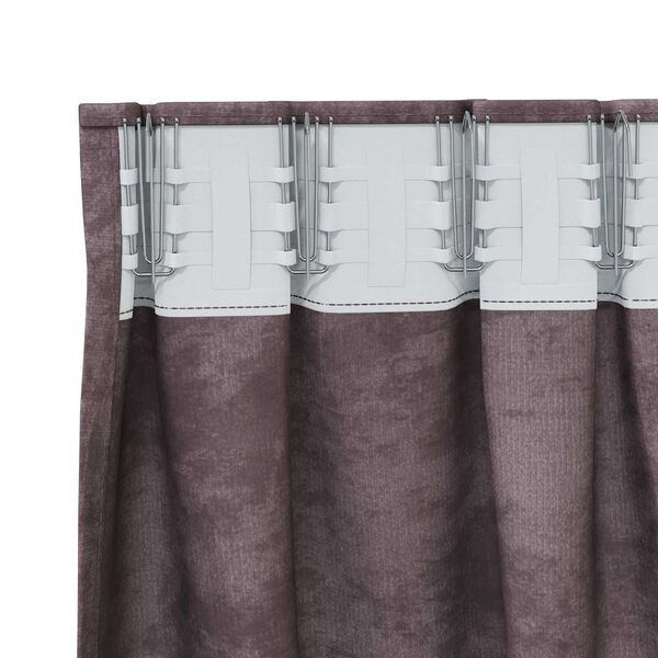 vidaXL Velvet Curtains 2 pcs Brown 88.58 x 55.12 in Velvet