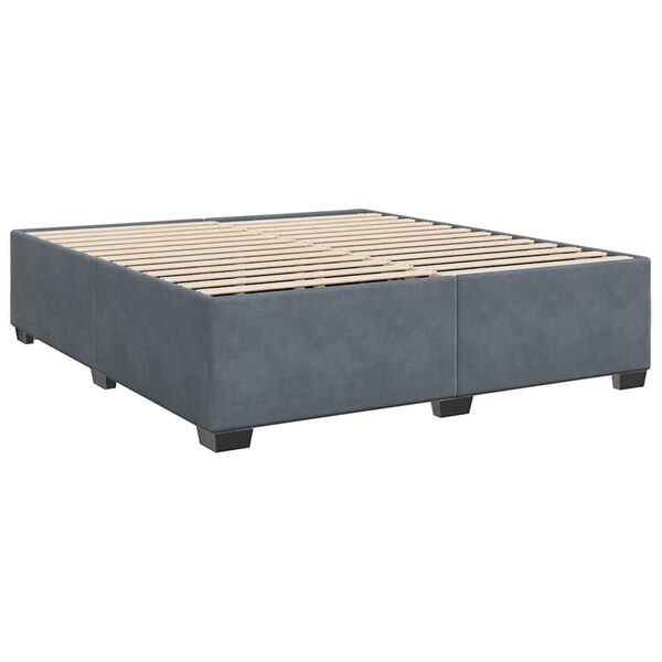 vidaXL Bed Frame Dark gray