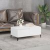 vidaXL Coffee Table White 35.4x19.7x14.4" Engineered Wood