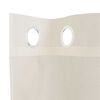 vidaXL Voile Curtains with Grommets 2 pcs Cream 55.1x55.1"