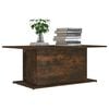 vidaXL Coffee Table Smoked Oak Engineered Wood 40.2 x 21.9 x 15.7 in
