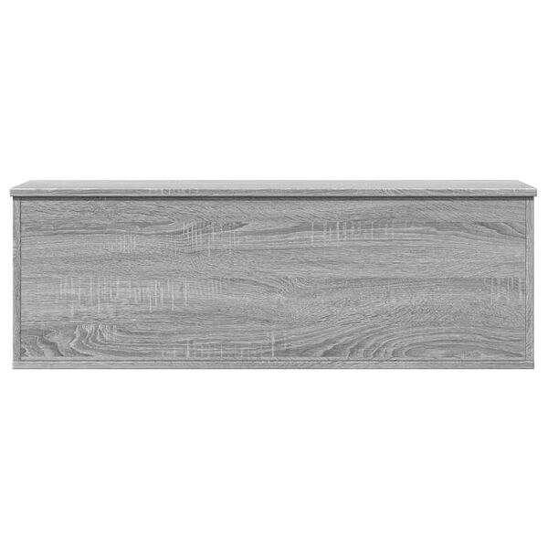 vidaXL Storage Box Grey Sonoma Engineered Wood Medium Storage Box