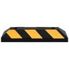 vidaXL Reflective Parking Blocks 2 pcs 22.0x5.9x3.9" Rubber