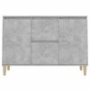 vidaXL Sideboard Concrete grey Engineered wood 39.8 x 13.8 x 27.6 in