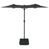 vidaXL Garden Parasol Anthracite, Dark Grey