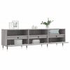 vidaXL TV Cabinet Grey Sonoma Engineered Wood, Iron Large TV Cabinet