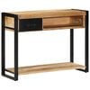 vidaXL Console Table Mango Solid rough mango wood 39.4x13.8x29.5 in