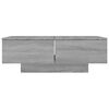 vidaXL Coffee Table Grey Sonoma Engineered Wood 35.4 x 23.6 in Storage