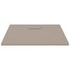 vidaXL Shower Base Tray SMC Brown 35.4"x35.4"