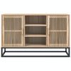 vidaXL Sideboard Brown Engineered wood, Solid pine wood, Iron Medium