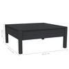 vidaXL Garden Lounge Set 3 Piece Black, Anthracite