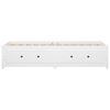 vidaXL Day Bed White Solid pine wood and plywood Twin