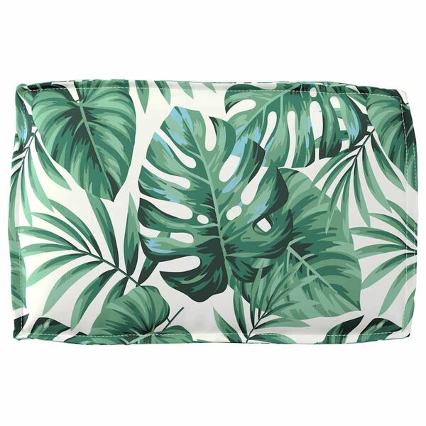 vidaXL Pallet Cushion for Backrest Leaf pattern 23.6" x 15.7" x 4.7