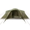 vidaXL Family Tent Dome 6-Person Olive Green Waterproof