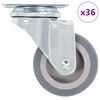 vidaXL 36 pcs Swivel Casters 1.97 " (3x143434)