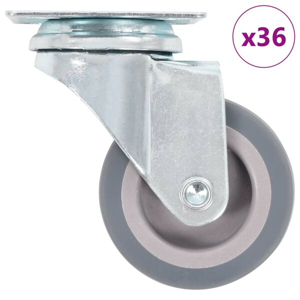 vidaXL 36 pcs Swivel Casters 1.97 " (3x143434)