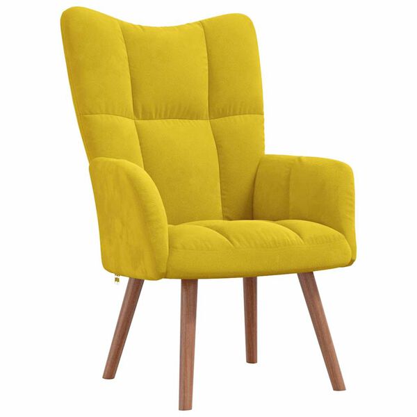 vidaXL Relaxing Chair Mustard Yellow