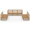 vidaXL Garden Lounge Set Honey Brown Solid pine wood Modular