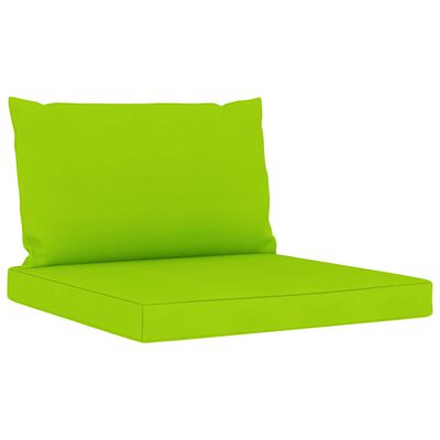 vidaXL Pallet Sofa Cushions 2 pcs Bright Green Fabric