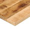 vidaXL Table Top 15.7"x15.7"x1.5" Square Solid Wood Rough Mango