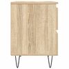 vidaXL Bedside Cabinet Sonoma oak Engineered wood Bedside Cabinet
