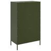 vidaXL Highboard Olive green Steel Medium Highboard Rectangular