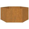 vidaXL Planter Rusty Corten Steel Large Decorative Inlays Planter