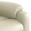 vidaXL Massage Recliner Chair Cream