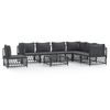 vidaXL Garden Lounge Set Anthracite