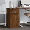 vidaXL Side Cabinet Brown Oak Engineered Wood Medium Side Cabinet