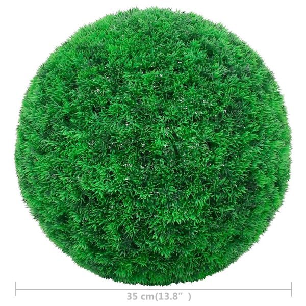 vidaXL Fake Boxwood Ball Mixed Green Polyethylene Medium