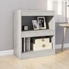 vidaXL Book Cabinet Concrete Grey Engineered wood Medium Book Cabinet
