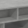vidaXL Coffee Table Concrete gray Engineered wood Medium Coffee Table