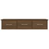 vidaXL Wall Cabinet Brown Oak Engineered Wood Medium Wall Cabinet