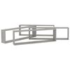 vidaXL Wall Shelf Set of 4 Concrete Grey Engineered Wood