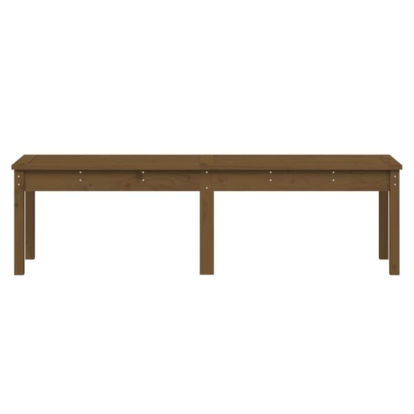 vidaXL Garden Bench Honey brown Solid pine Standard Garden Bench