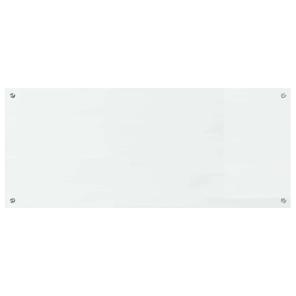 vidaXL Kitchen Backsplash Transparent 120 x 50 x 0.6 cm Tempered Glass