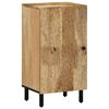 vidaXL Side Cabinet Brown Solid mango wood, engineered wood, iron