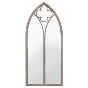 vidaXL Mirror Sand Iron, Glass 39.4 x 17.7 in Decorative Inlays Mirror