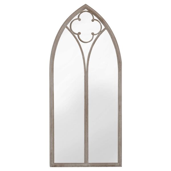 vidaXL Mirror Sand Iron, Glass 39.4 x 17.7 in Decorative Inlays Mirror