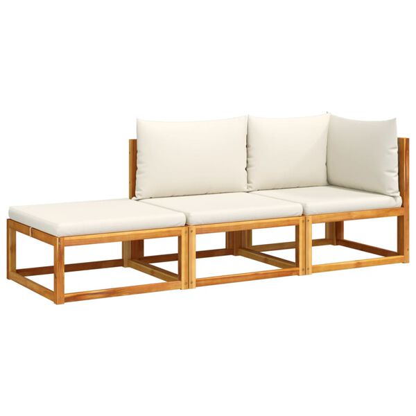 vidaXL Garden Sofa Set Beige